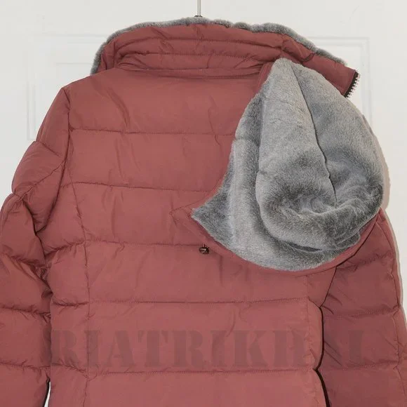 PINK NWT Andrew Marc Ladies’ Long Stretch Parka - Picture 15 of 15